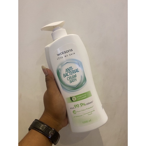 Jual Watsons Shower Gel Anti Bacterial 1000ml Body Wash Sabun Mandi