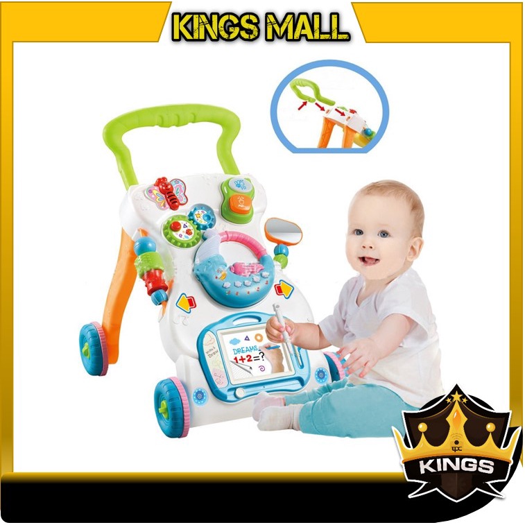 Jual KINGS M5446 Baby Push Walker / Mainan Anak Latihan Jalan Bahan