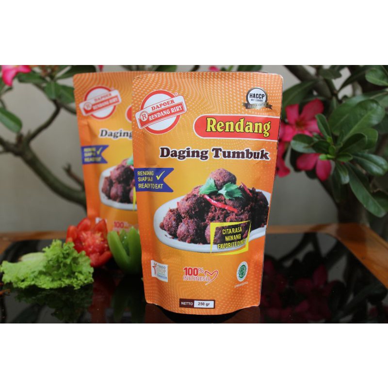 Jual Rendang Daging Tumbuak Dapoer Rendang Riry/ 200gr | Shopee Indonesia