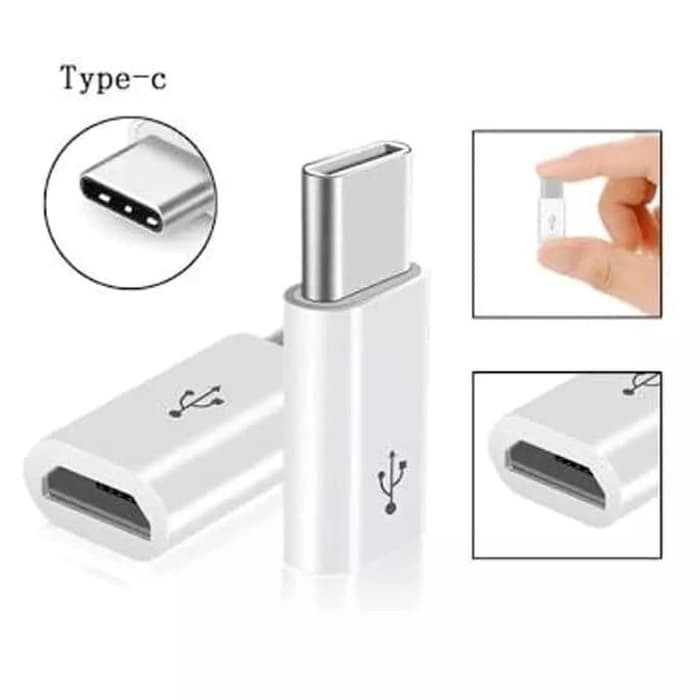 Jual Converter Micro USB to Type C Adaptor Converter Micro to C ...