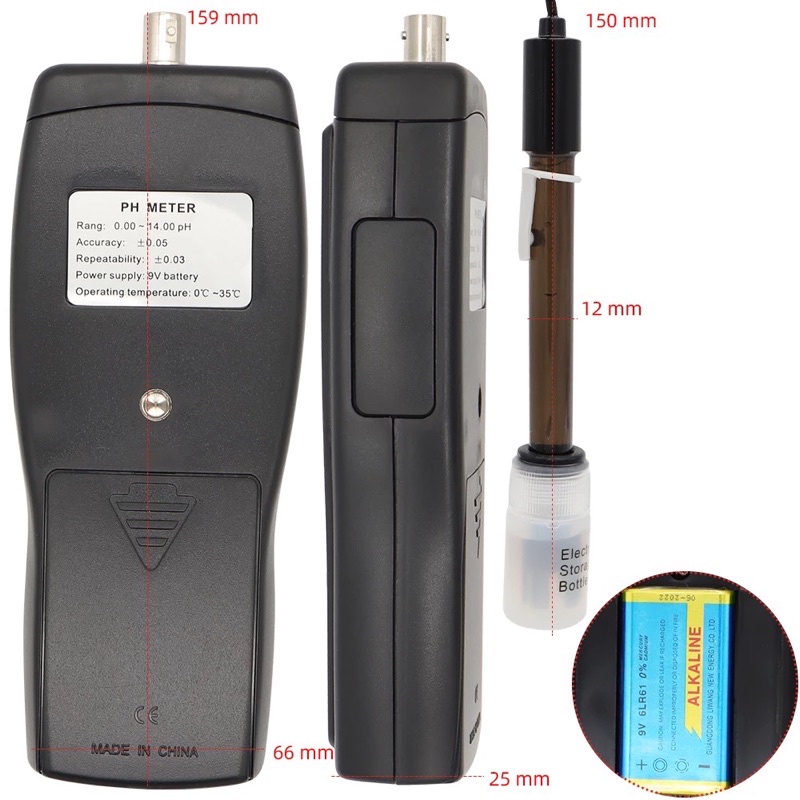 Jual Smart Sensor AS218 Alat Pengukur Asam Basa pH Meter Tester ...