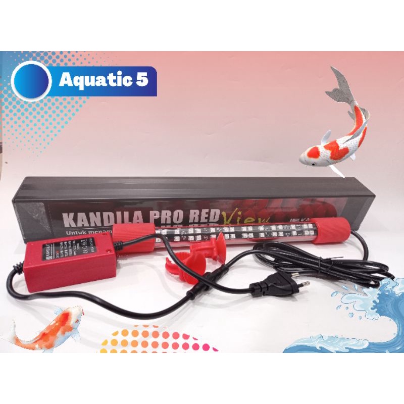 Jual Lampu Aquarium Led Tanning Kandila Pro Red View Shopee Indonesia