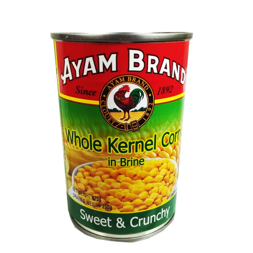 Jual AYAM BRAND WHOLE KERNEL CORN IN BRINE 425G Shopee Indonesia