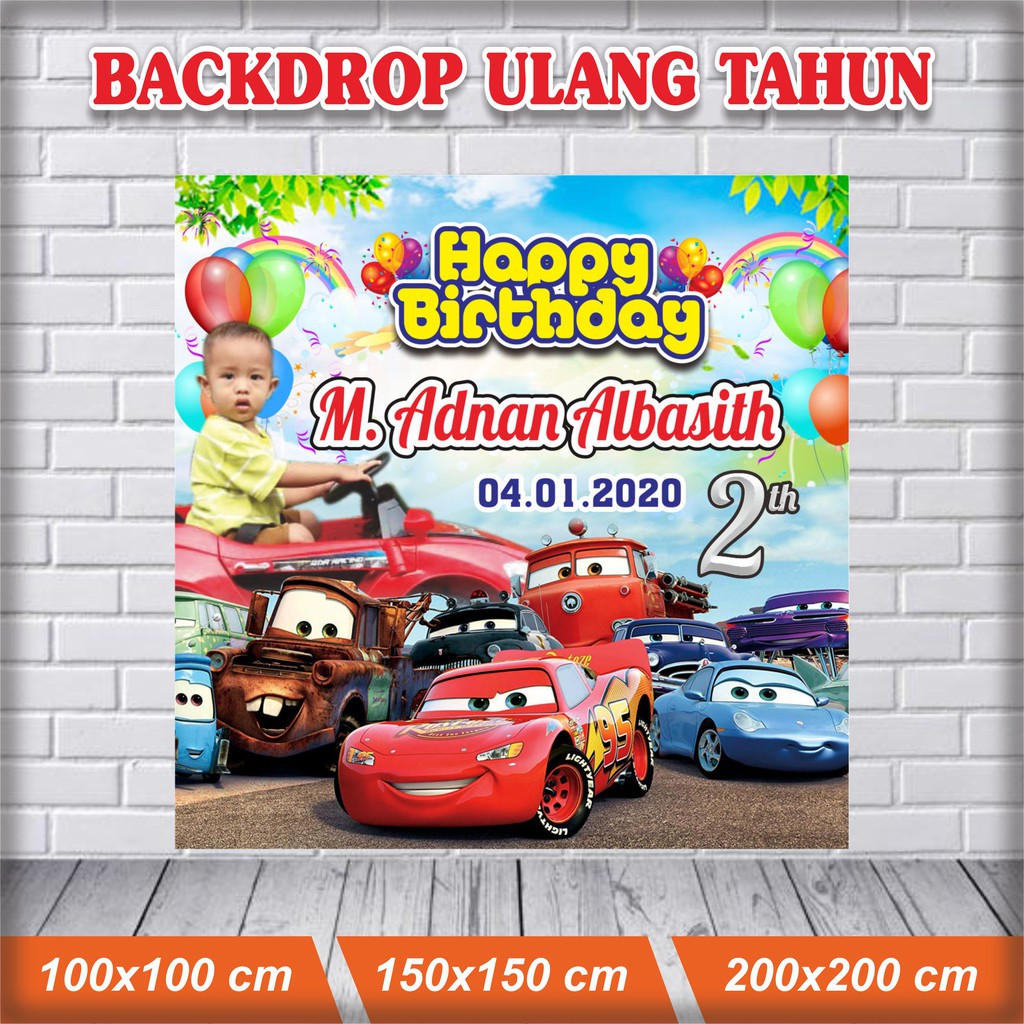 Jual BANNER ULANG TAHUN / BACKDROP ULTAH / SPANDUK ULANG TAHUN ULTAH