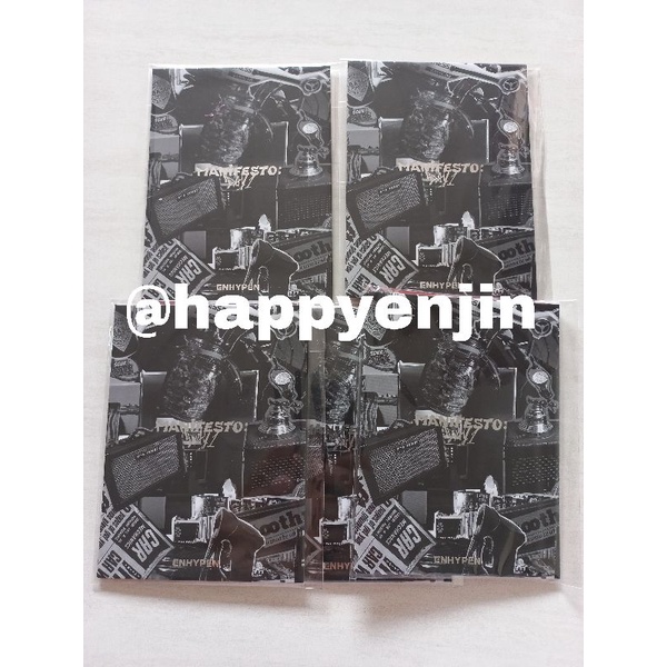 ENHYPEN - MANIFESTO: DAY 1 [ENGENE D VER.] 3° Mini Album K-POP + EBook E Photocard In Omaggio - 2