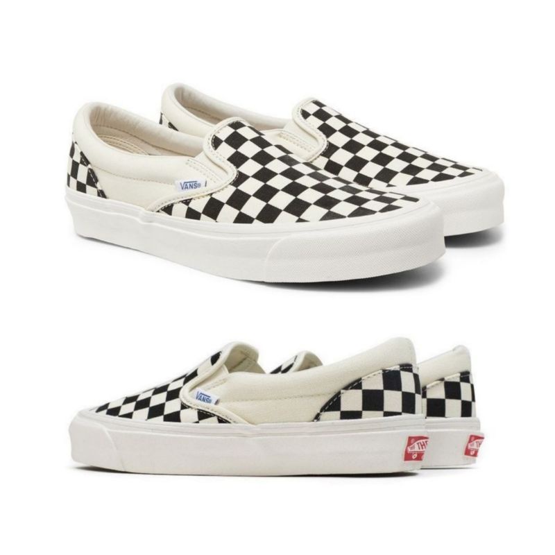 Jual Vans Vault OG Slip-On Checkerboard Black White Original