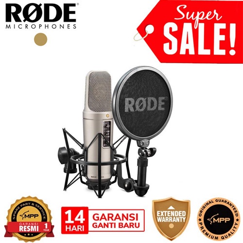 RODE NT2-A Large-Diaphragm Multipattern Condenser Microphone