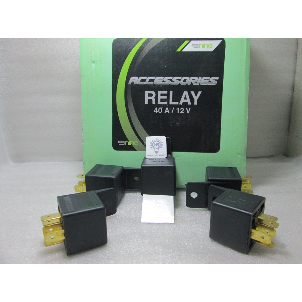 Jual Relay Klakson Nine Relay 5 Pin Relay Kaki 5 Relay Lampu HID Relay