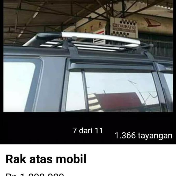 Jual Roof Rak Bagasi Atas+croos Bar Mobil Kijang Merek Sun Rack Debezzz 