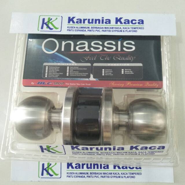 Jual Kunci PVC bulat. KB / ONS 5871 SS - BK. Sesuai untuk pintu pvc ...