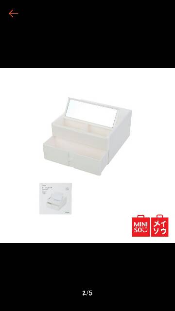 Jual miniso tissue box multifunctional mirror Harga Terbaik & Termurah ...