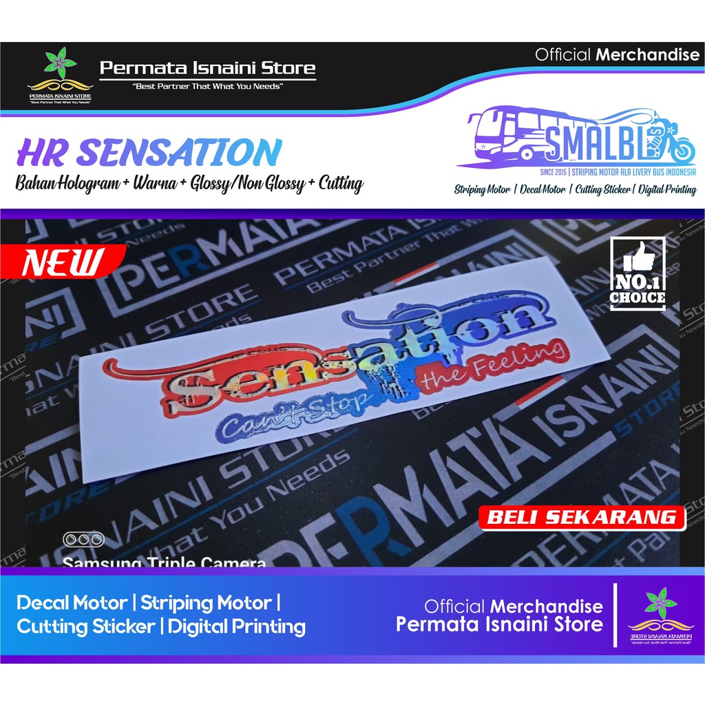 Jual Sticker Hologram Julukan Hr Sensation Po Haryanto Ala Bismania By