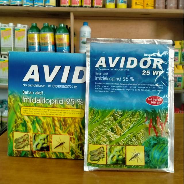 Jual INSEKTISIDA AVIDOR 25 WP isi 100 gr | Shopee Indonesia