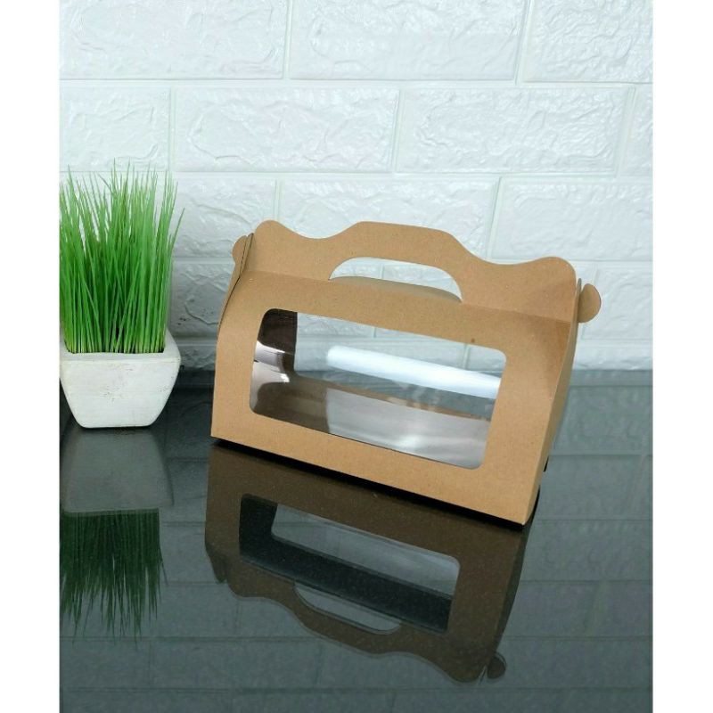 Jual Gable Box Craft / Box Handle Mika (22 x 8.5 x Tinggi 17 cm