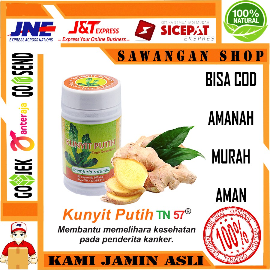 Jual Kapsul Kunyit Putih Toga Nusantara 50kpsl Cv Toga Nusantara Shopee Indonesia 4403