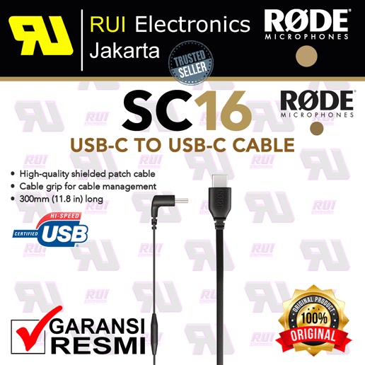 Jual RODE SC16 USB-C to USB-C Cable | Shopee Indonesia