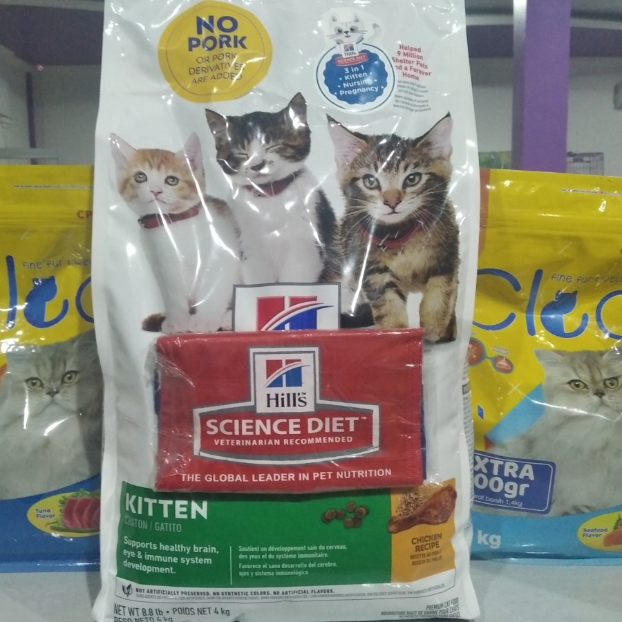 Jual Science Diet Hill's Feline Kitten 4kg Makanan Kucing Anakan