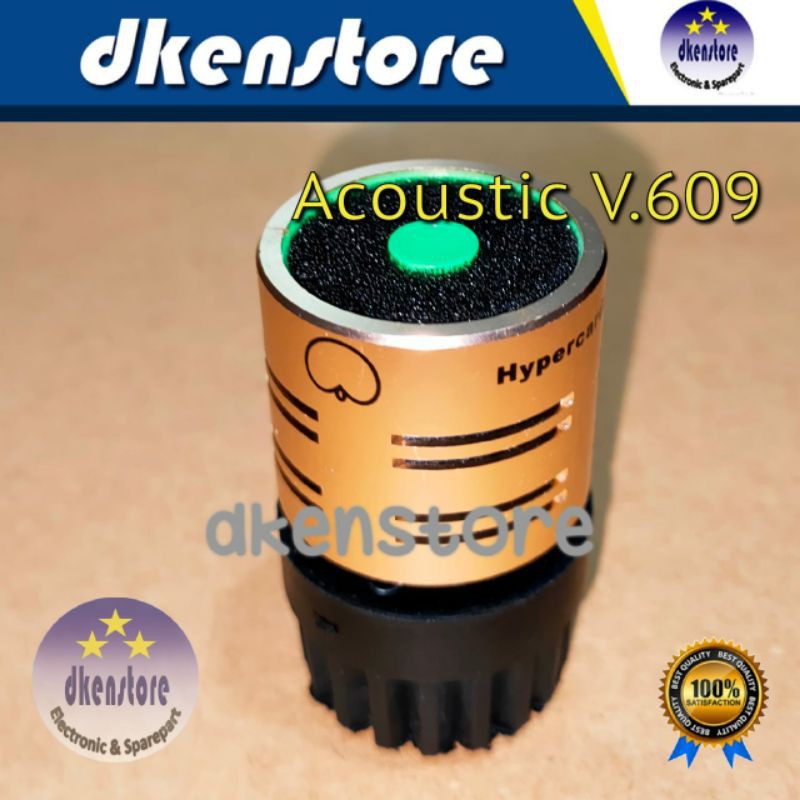 Jual Spool Mic Acoustic V609 Sensitif buat Microphone Vocal kabel dan ...