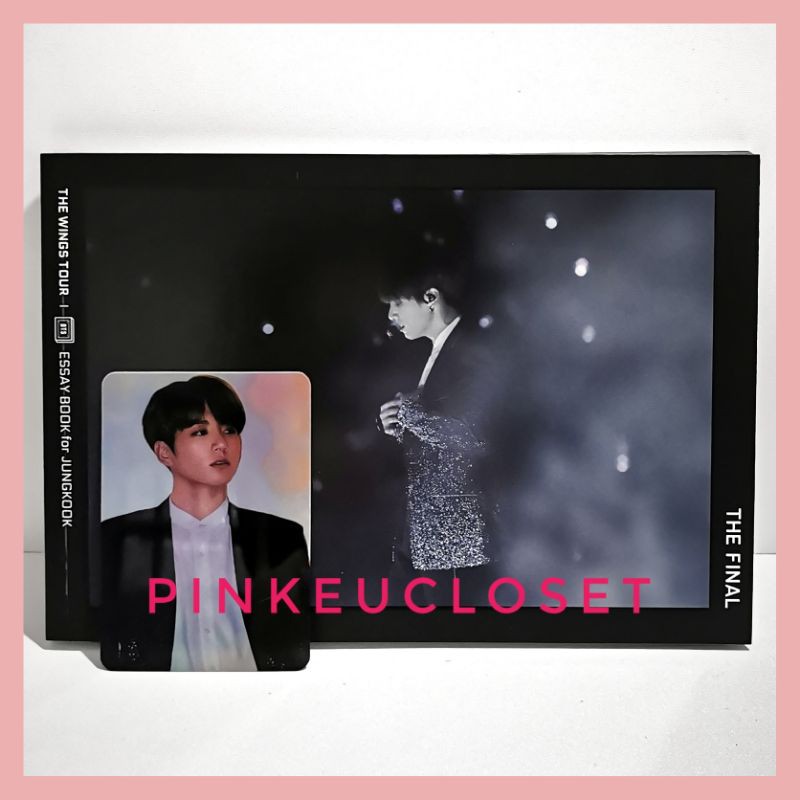 Jual [READY RARE] BTS WINGS TOUR FINAL ESSAY BOOK JUNGKOOK FULLSET