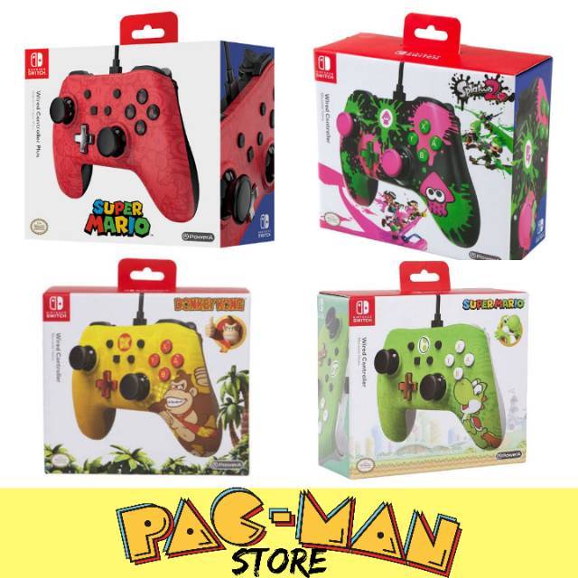 Jual Nintendo Switch PowerA Wired Controller Donkey Kong / Splatoon 2 ...