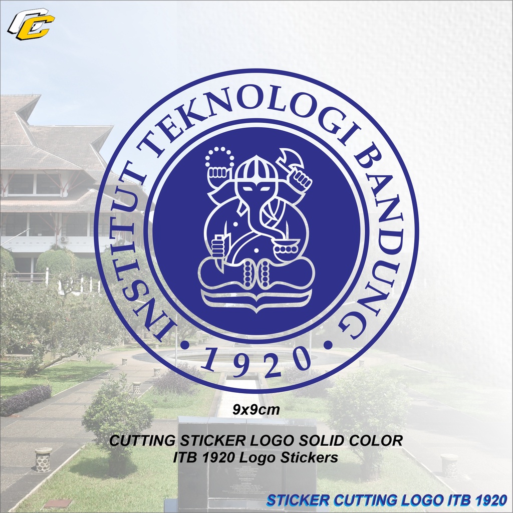 Jual Stiker Cutting Itb Sticker Logo Institut Teknologi Bandung Skotlet 