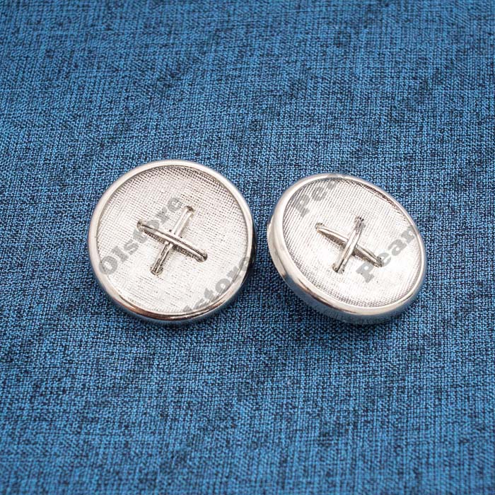 Jual ( Harga per biji ) Kancing perak 2,9cm plus - silver | Shopee ...