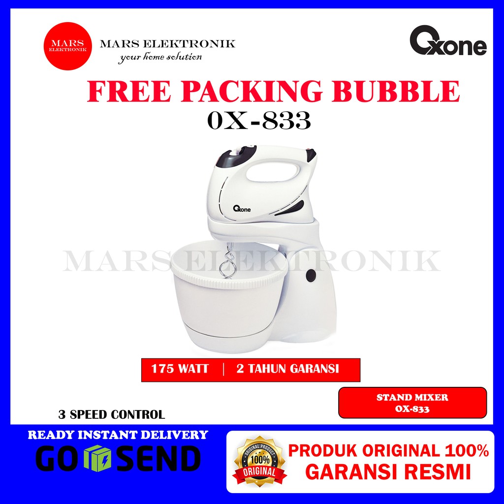 Jual MIXER OXONE STAND OX833 / 0X 833 / STAND MIXER OXONE / READY