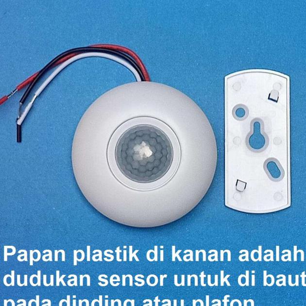 Jual Saklar Lampu Sensor Gerak Pir Switch Otomatis Motion Detector Plafon Shopee Indonesia