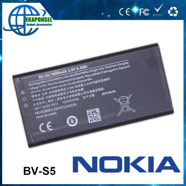 Jual Nokia X2- ANDROID || BV-5S || BV 5S Original Battery | Shopee ...