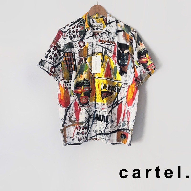 Jual JEAN-MICHEL BASQUIAT x WACKO MARIA TYPE 2 HAWAIIAN SHIRT