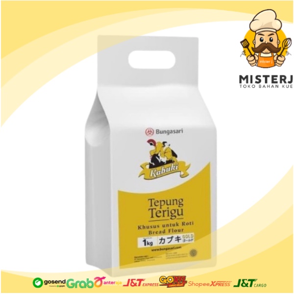 Jual Tepung Kabuki | 1 Kg | Tepung Roti Super Premium | Protein Tinggi ...