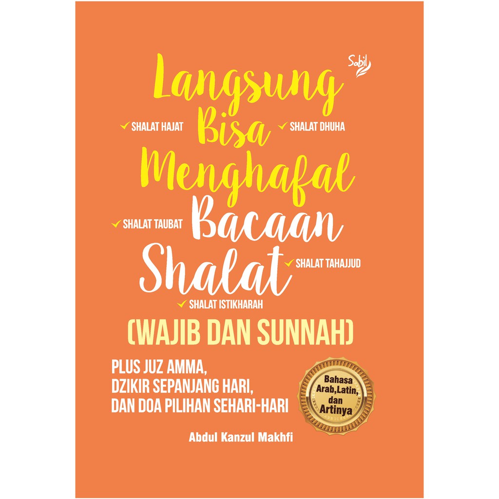 Jual Buku Langsung Bisa Menghafal Bacaan Shalat (Wajib Dan Sunnah ...