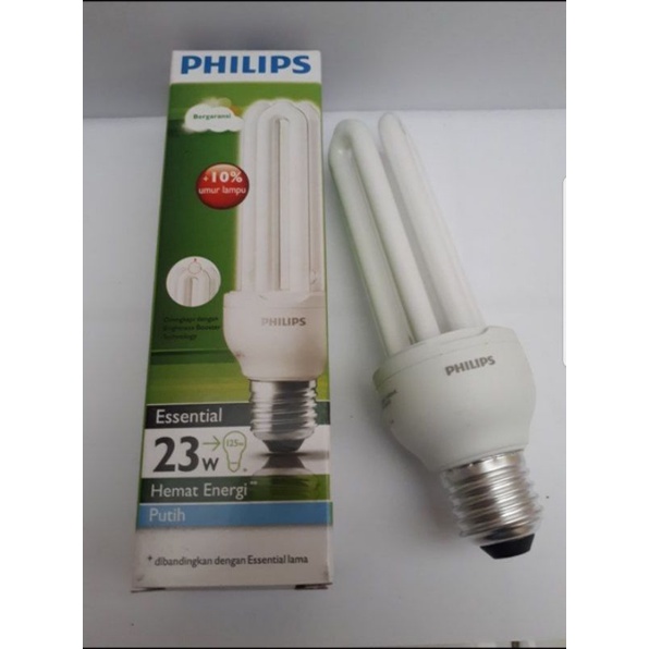 Jual Lampu Philips Essential 23w 23 Watt Putih Lampu Phillips White 23watt Jari Esensial 