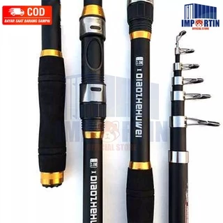 Ghotda Carbon Fiber Fishing Pole and 2000-5000 Fishing Rod Combo Telescopic Portable  Fishing Rod Kit 1.8 2.4 2.4 2.7 3.0 3.6m