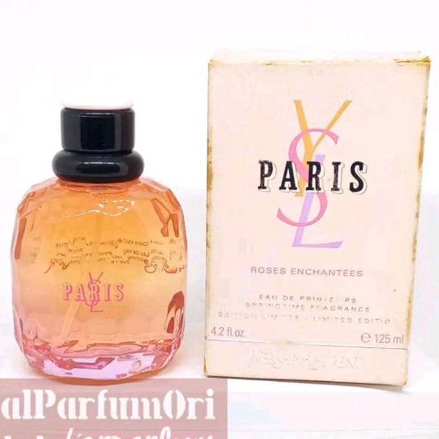 Yves Saint Laurent YSL Paris Roses Enchantees 125ml EDT tidak segel tidak  BPOM real pict