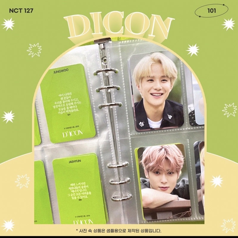 韓国 ファッション通販 Jual NCT 127 DICON PHOTOCARD CUSTOM BOOK DISPATCH D'ICON NCT タレントカード