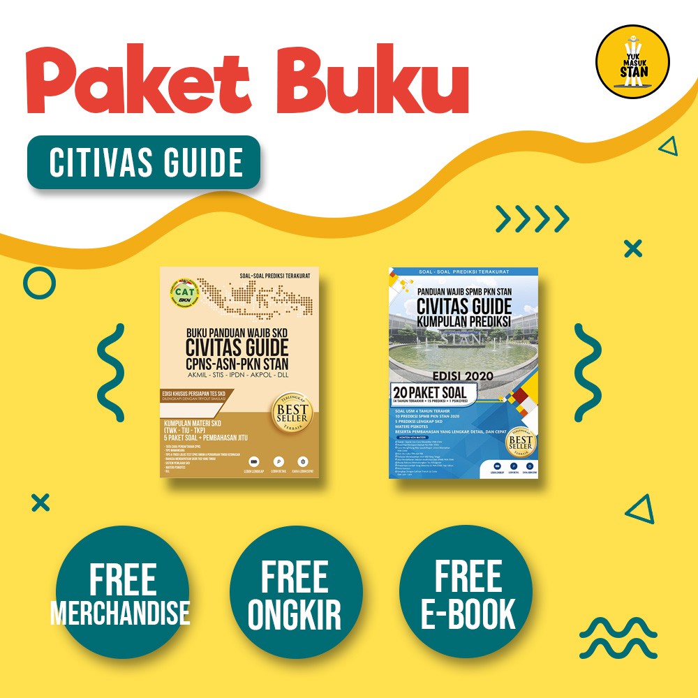 Jual PAKET HEMAT 2 BUKU PKN STAN 2020 (CIVITAS GUIDE TPA-TBI + CIVITAS ...