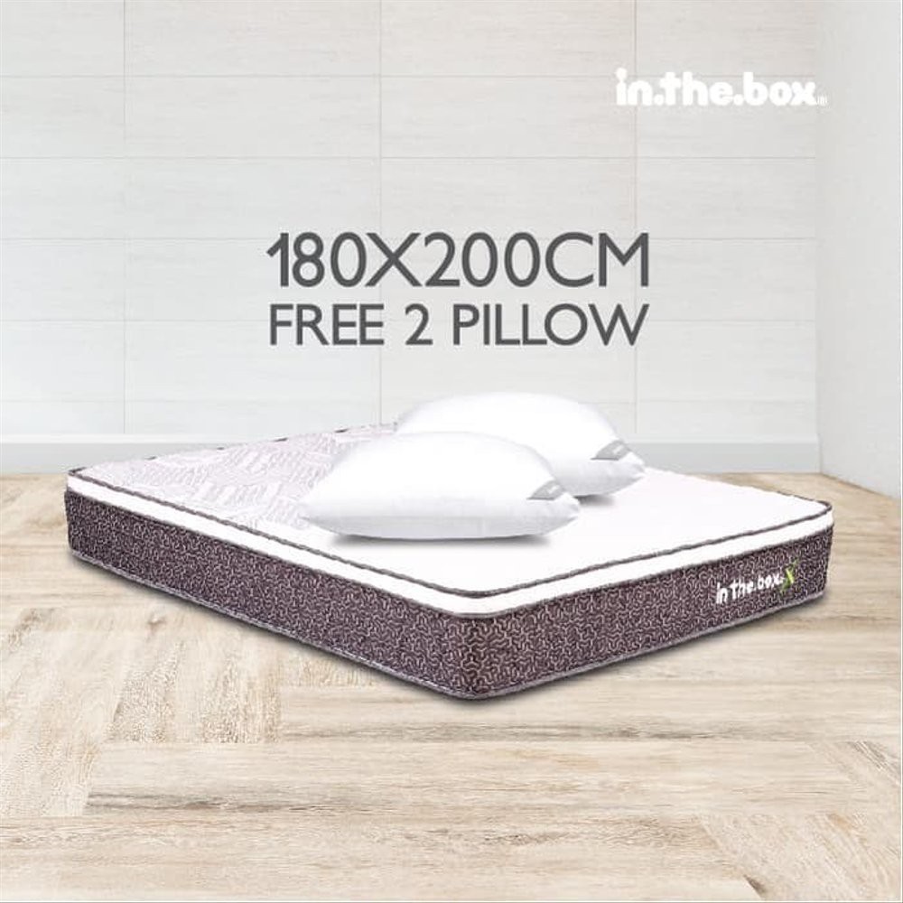 Jual SPRING BED inthebox X size 180x200x27 King KASUR IN THE BOX