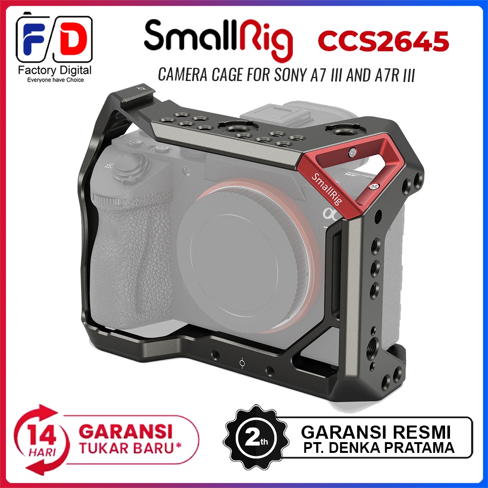 SmallRig Camera Cage & Handle Kit For Sony Alpha 7 IV, A7S III, A1 - Full Protection, Aluminum Build