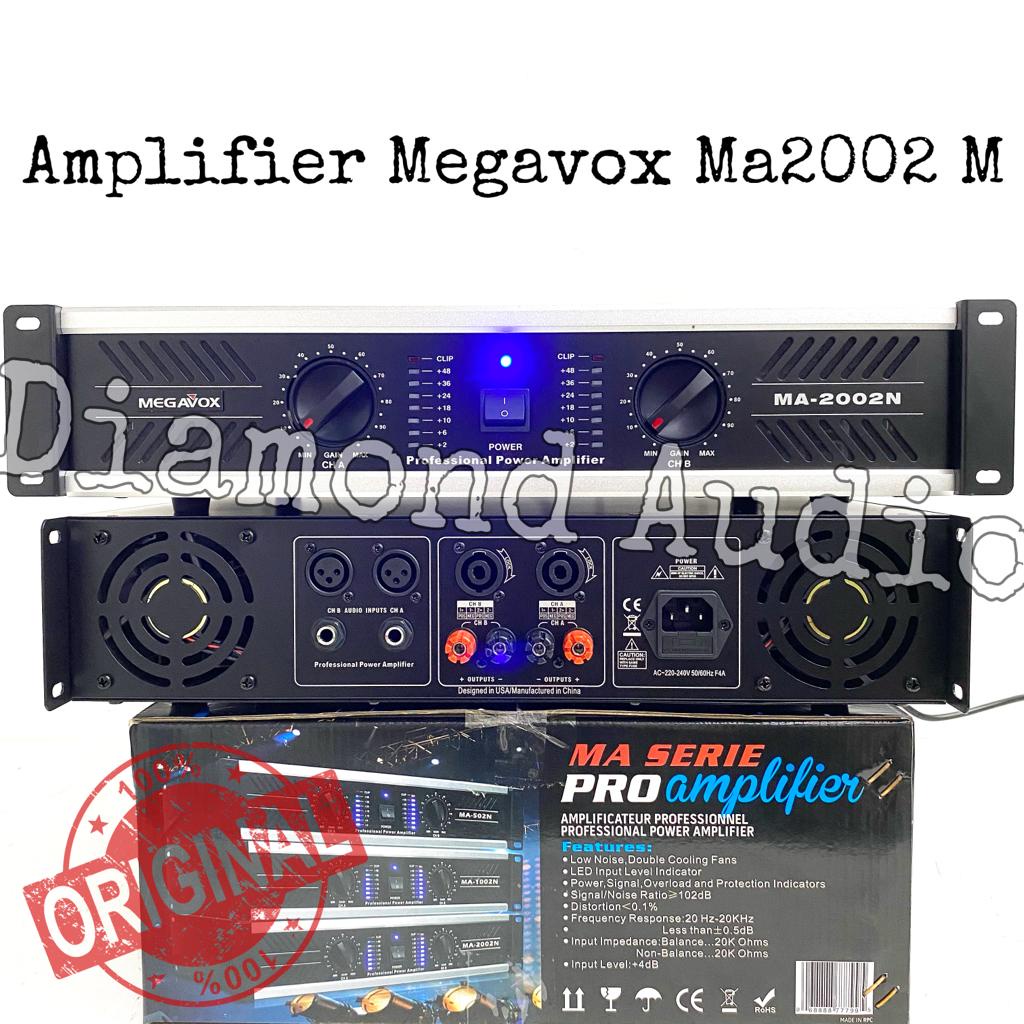 Jual Power Amplifier Megavox Ma2002 Professional Original Products