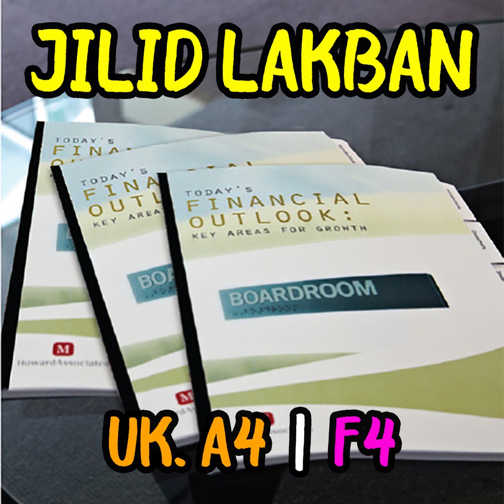 JASA JILID LAKBAN / JASA BINDING LAKBAN A4, F4 MURAH