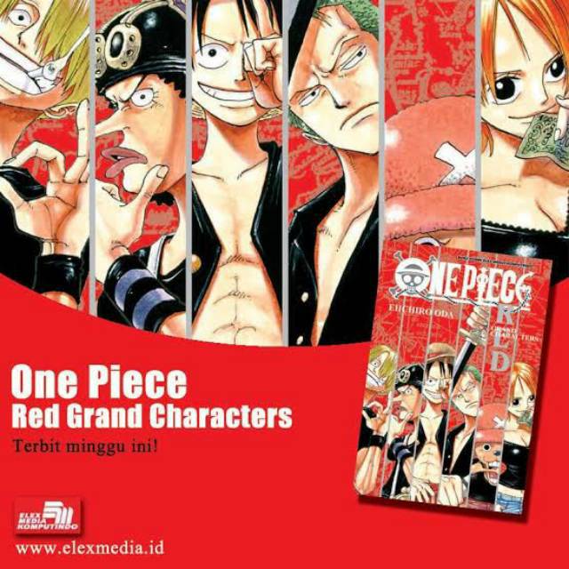 Jual One Piece Red Grand Characters Databook 1 Shopee Indonesia