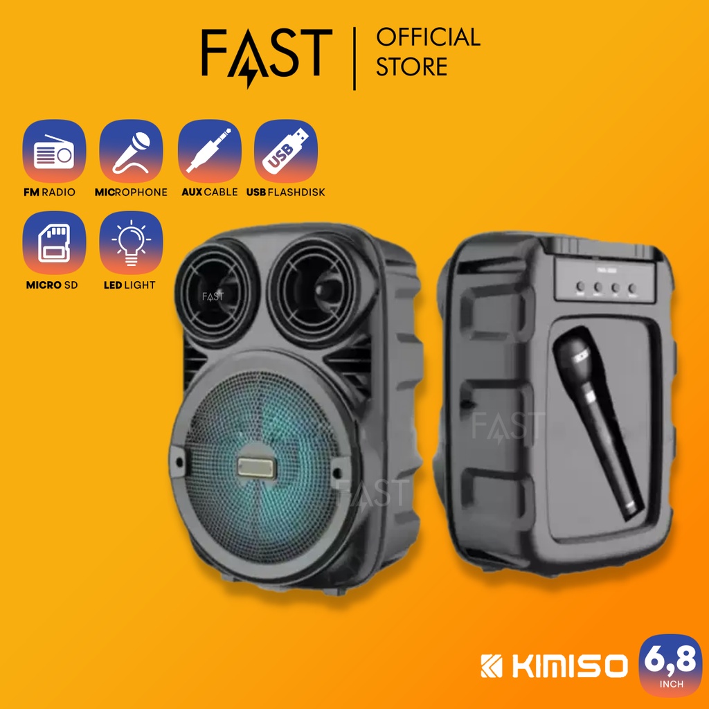 Jual SPEAKER BLUETOOTH WITH MIC UNTUK KARAOKE SPEAKER BESAR | Shopee