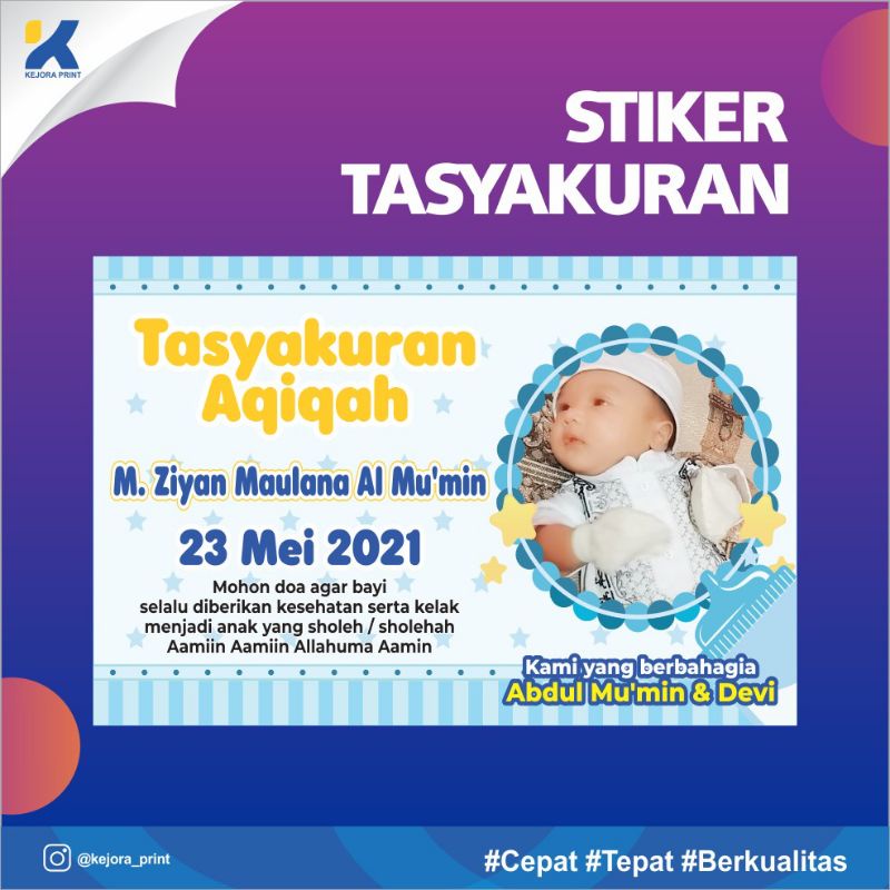 Jual STIKER TASYAKURAN ANAK MURAH | Shopee Indonesia