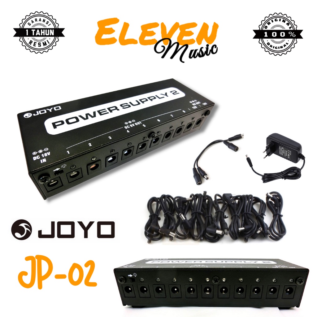 Jual JOYO Jp-02 Guitar Effect Pedal Multi Power Supply | Shopee Indonesia
