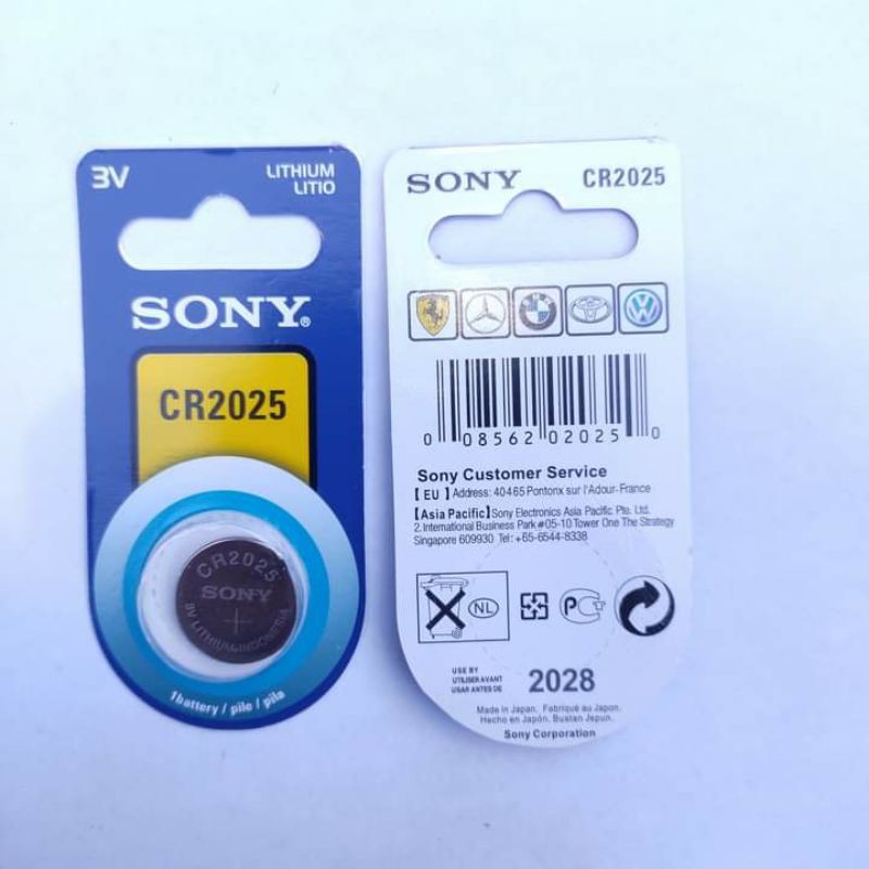 Jual ORIGINAL BATTERY BATREI SONY CR 2025 SONY 2025 LITHIUM 3V Shopee