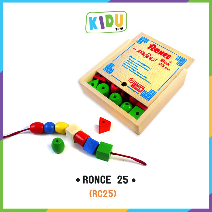 Jual Mainan Kayu Edukasi Anak Ronce Balok / Wooden Toys Ronce 25 Kidu ...