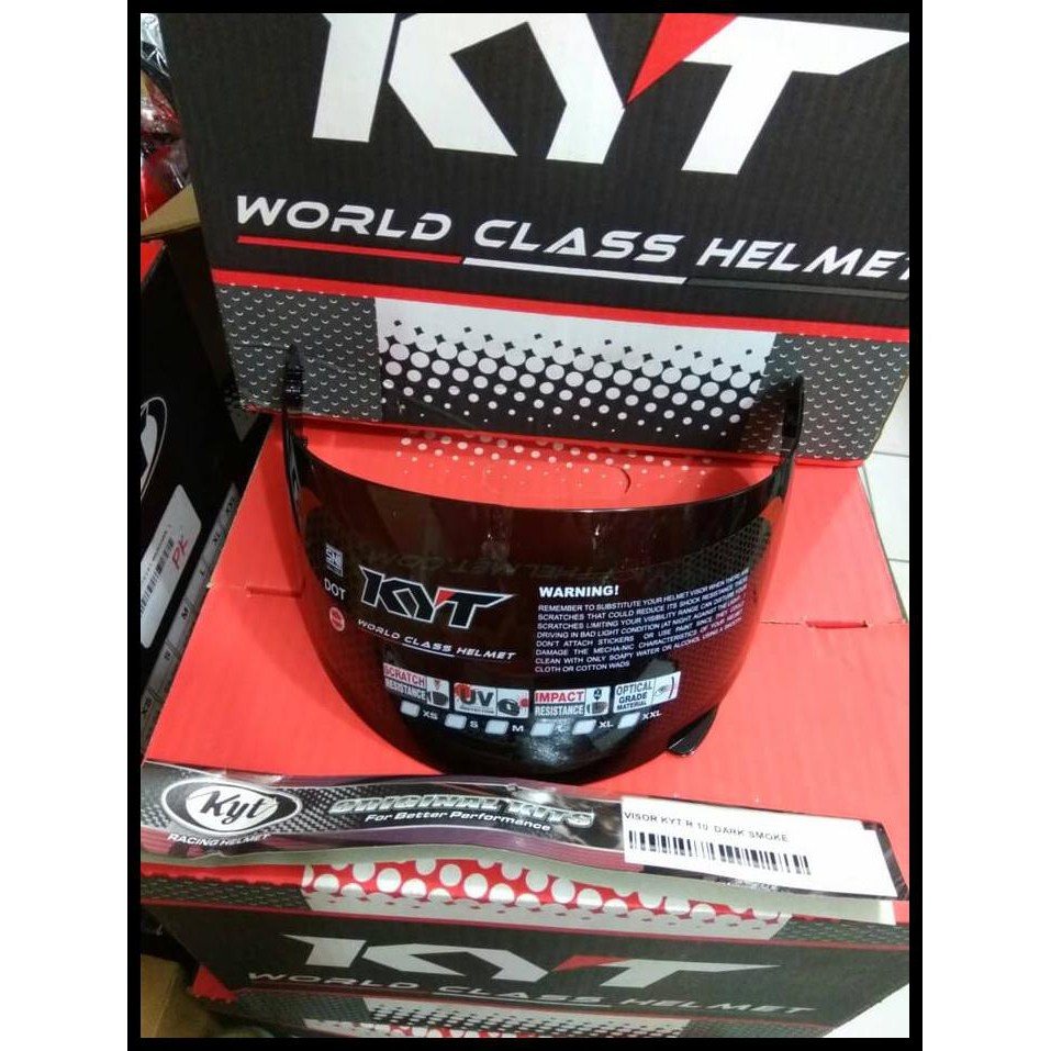 Jual VISOR KACA HELM KYT RC7 KYT RC SEVEN KYT R10 KYT K2 RIDER DARK