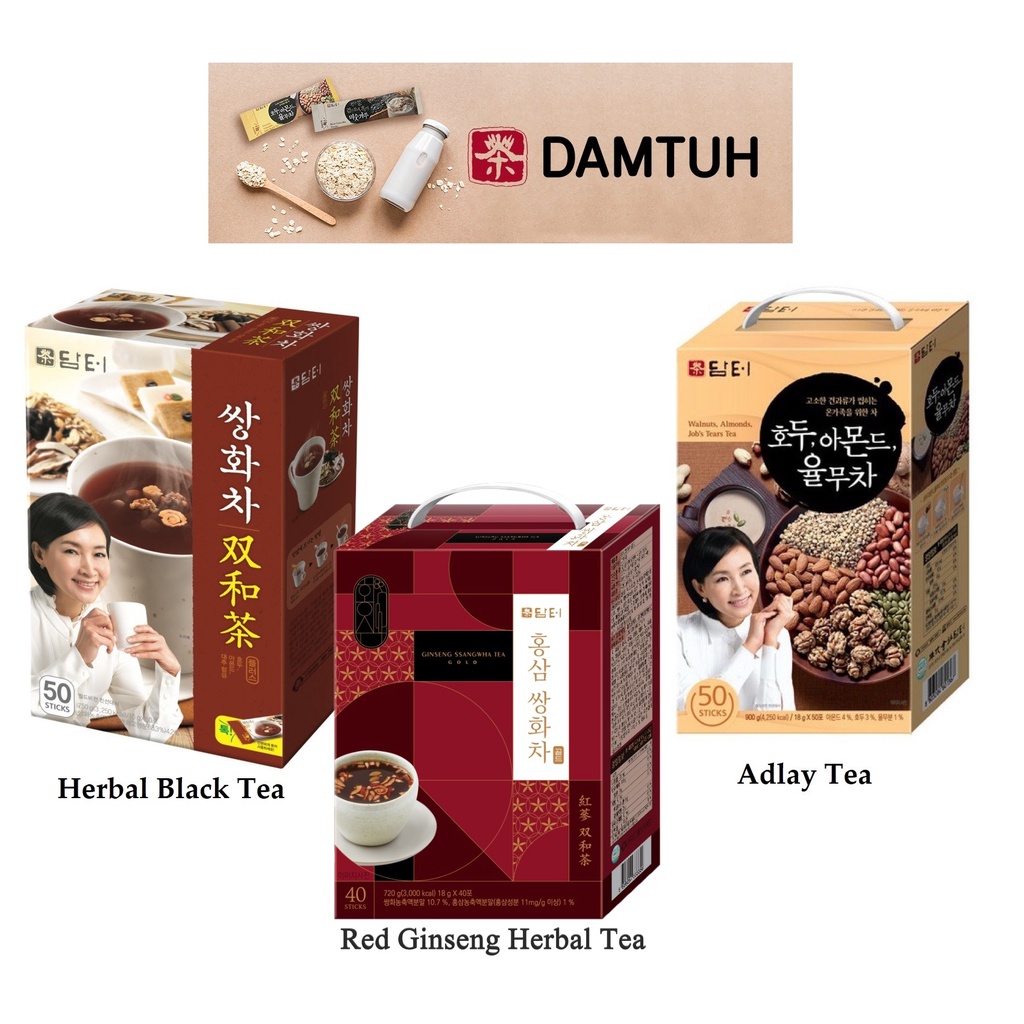 Jual Damtuh Korea Tea Adlay Tea / Herbal Black Tea Satuan Sachet ...