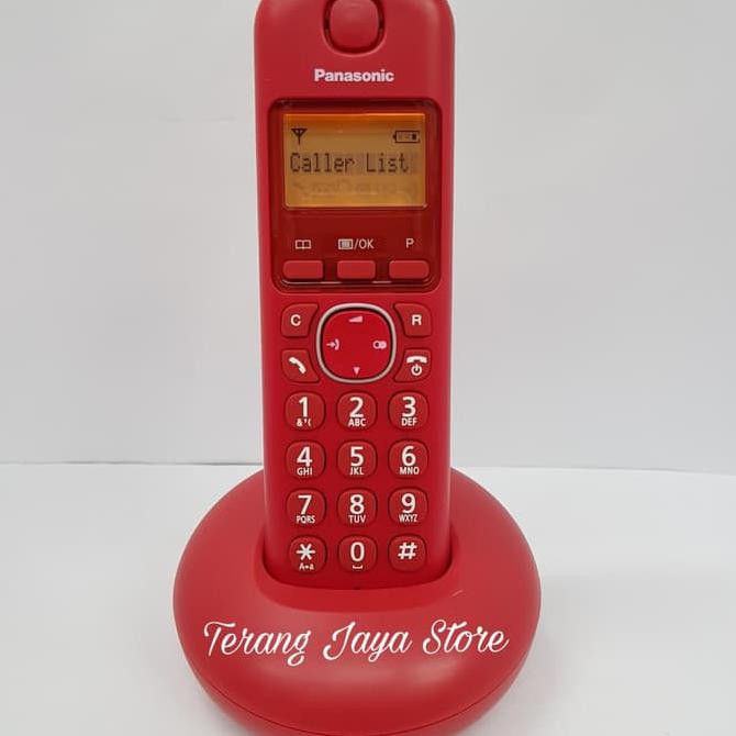 Jual Telepon Wireless Phone Panasonic Kx Tgb Telepon Rumah Merah